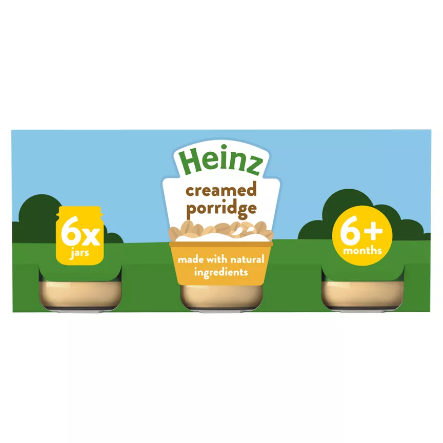 Heinz By Nature Creamed Porridge Baby Food 6+ Months - Image 1