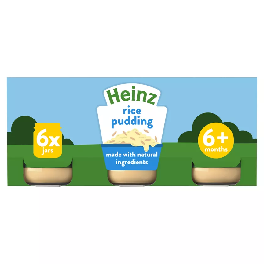 Heinz By Nature Rice Pudding Baby Food 6+ Months - Image 1