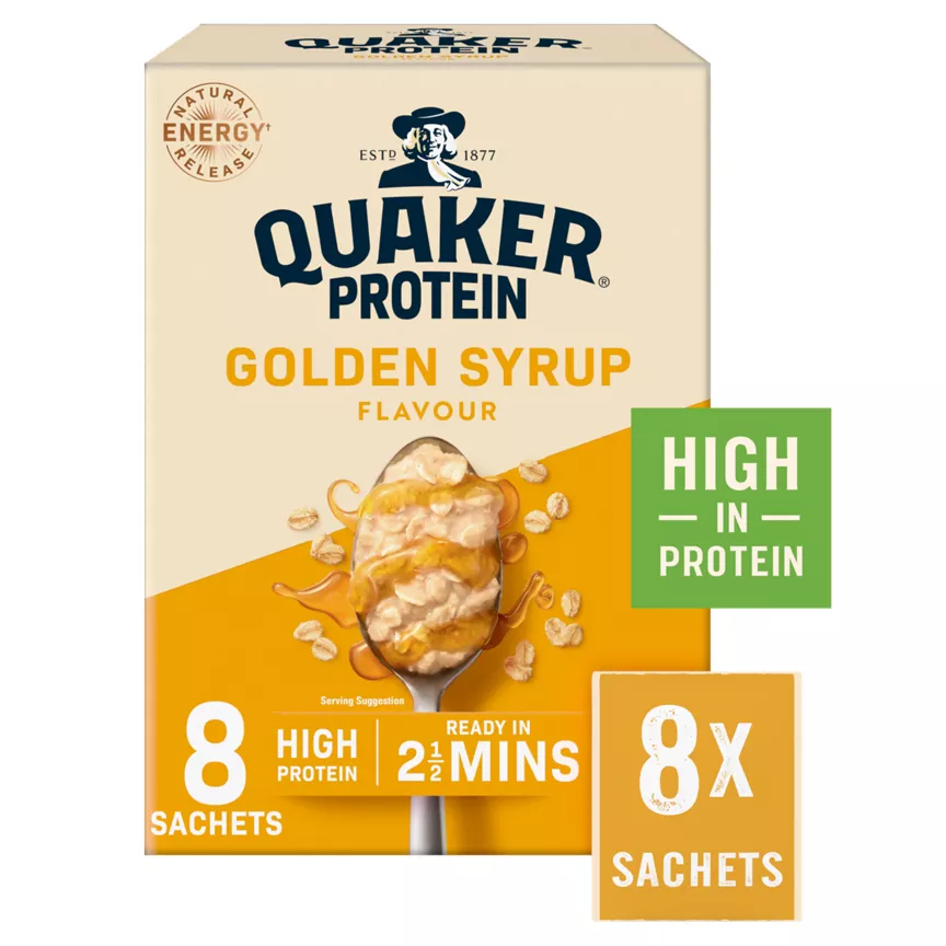Quaker Oat So Simple Protein Golden Syrup Porridge