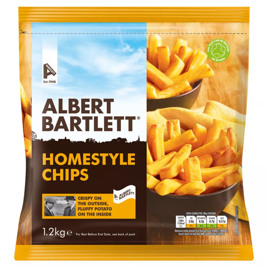 Albert Bartlett Homestyle Chips 1.2kg