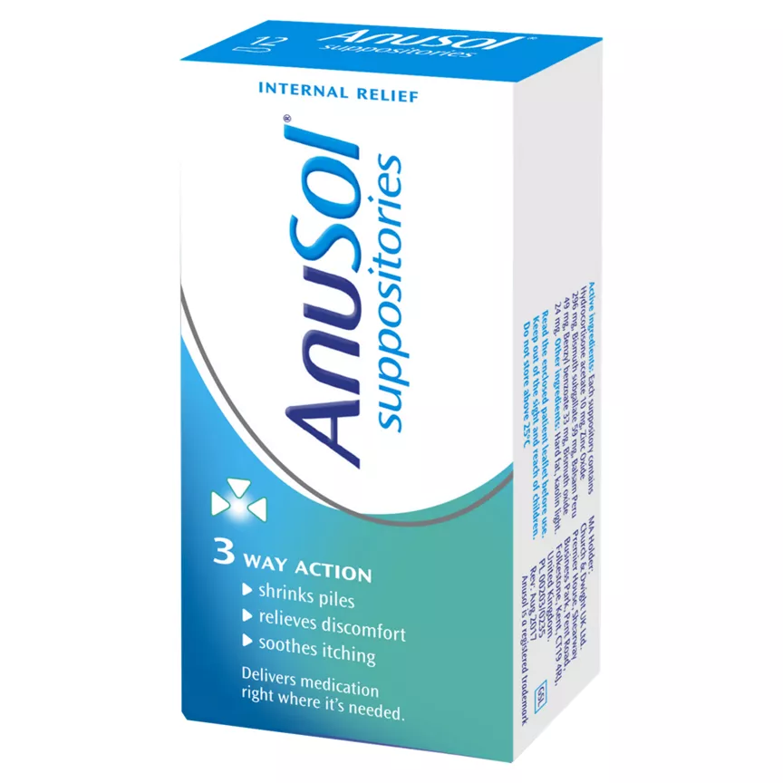 Anusol Suppositories for Hemorrhoids and Piles Treatment