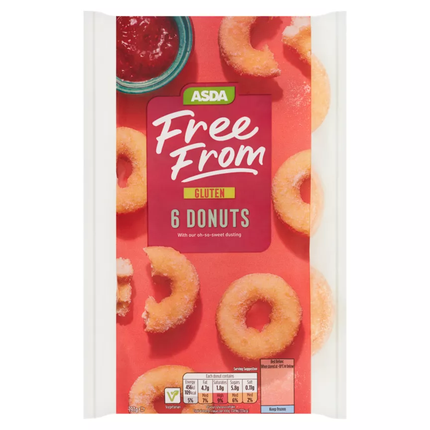 ASDA Free From 6 Donuts