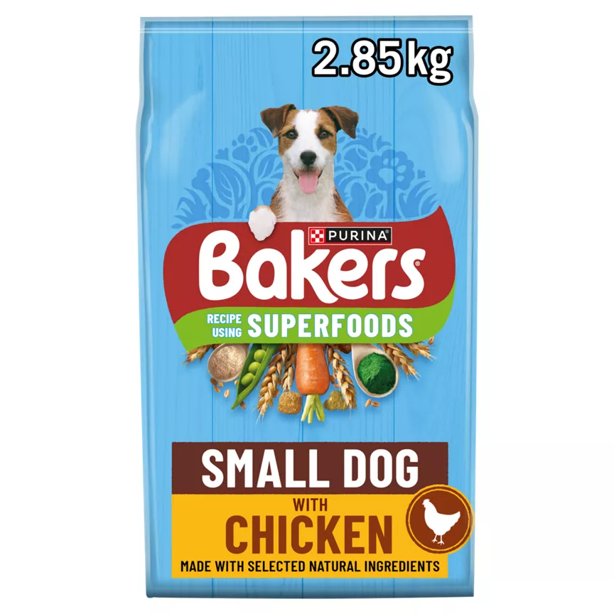 Bakers Superfoods Small Dog Chicken Dry Dog Food 2.85kg