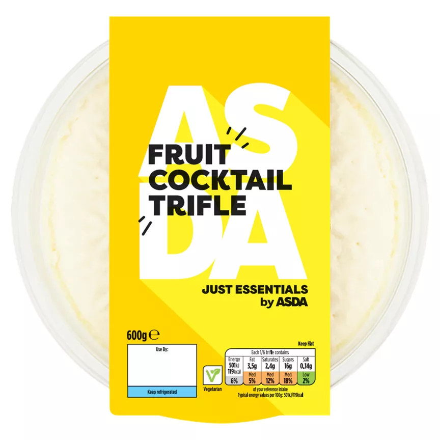 JUST ESSENTIALS by ASDA Fruit Cocktail Trifle