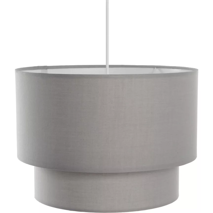 George Home Grey Two-Tier Light Shade