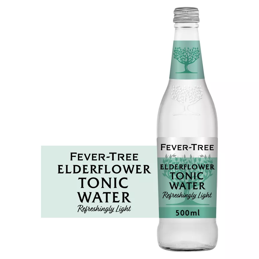 Fever-Tree Refreshingly Light Elderflower Tonic Water - Image 1