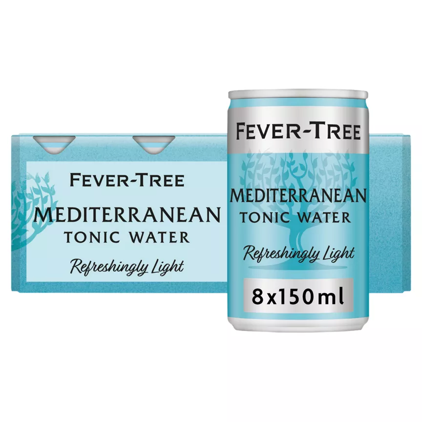 Fever-Tree Refreshingly Light Mediterranean Tonic Water Cans - Image 1