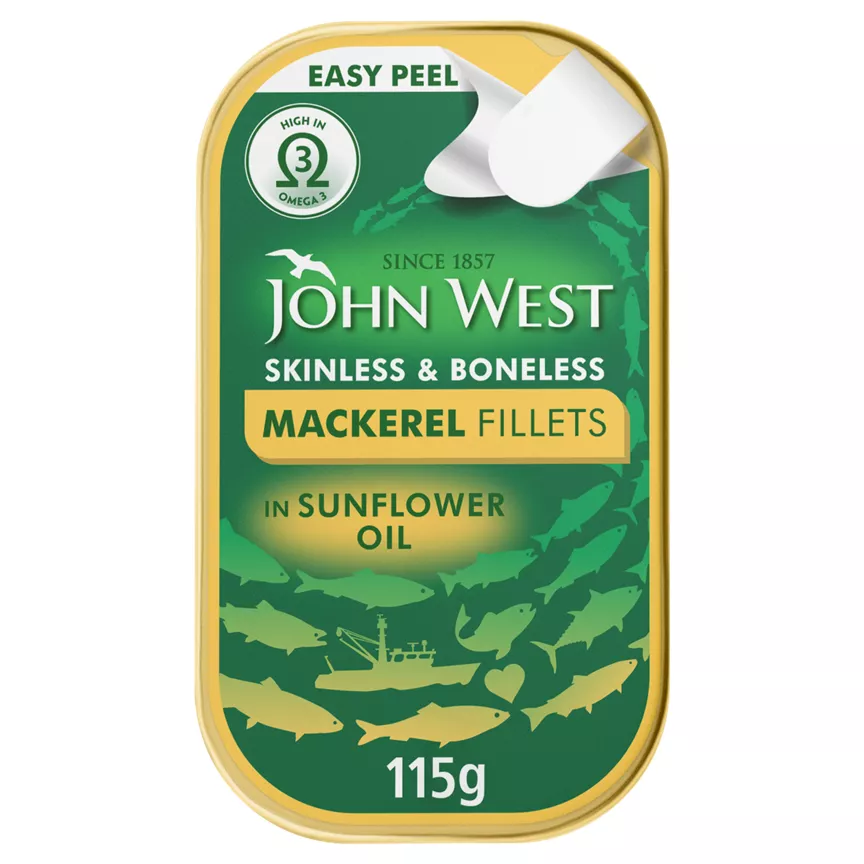 John West Mackerel Fillets in Sunflower Oil