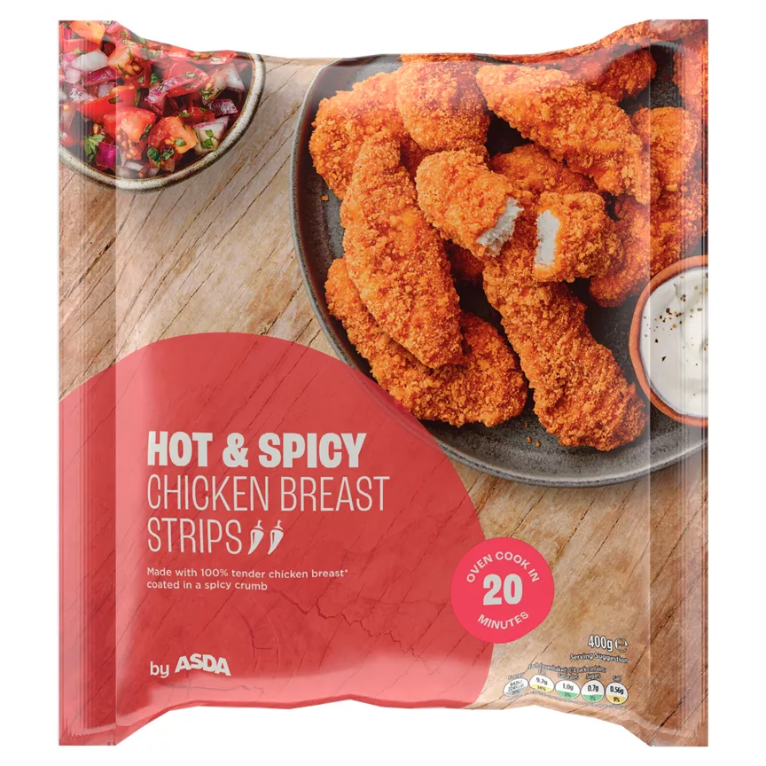 ASDA Hot & Spicy Chicken Breast Strips