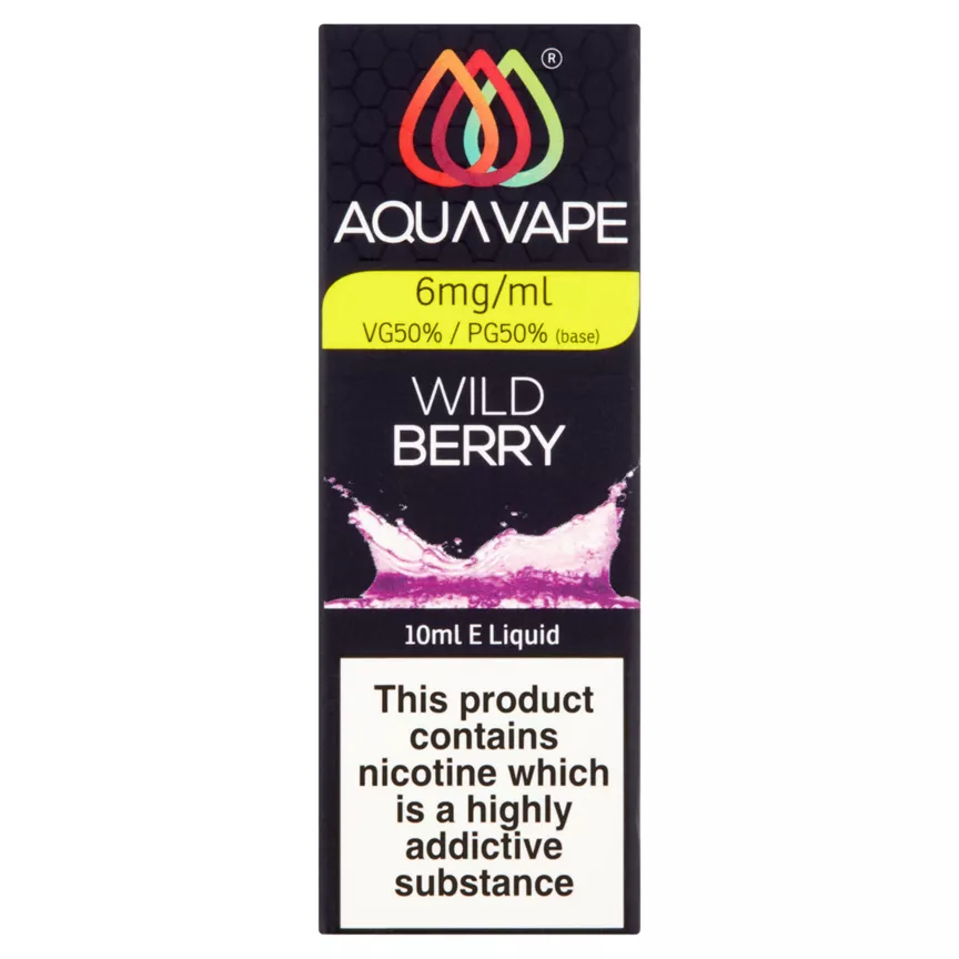Aqua Vape Wild Berry E-Liquid 6mg