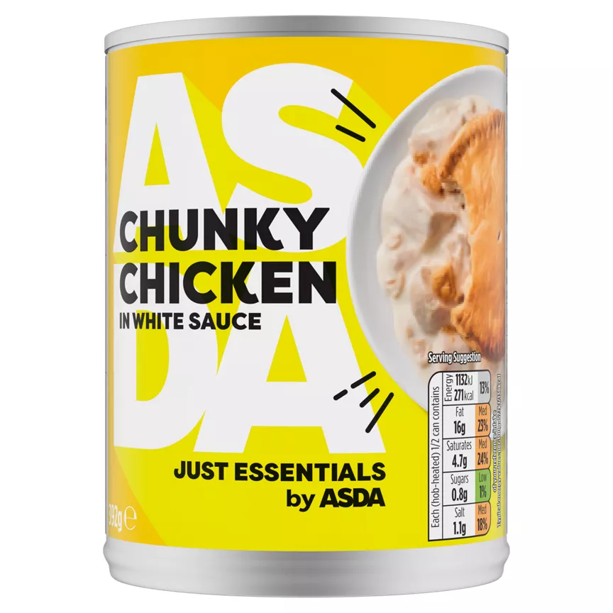 JUST ESSENTIALS by ASDA Chunky Chicken in White Sauce