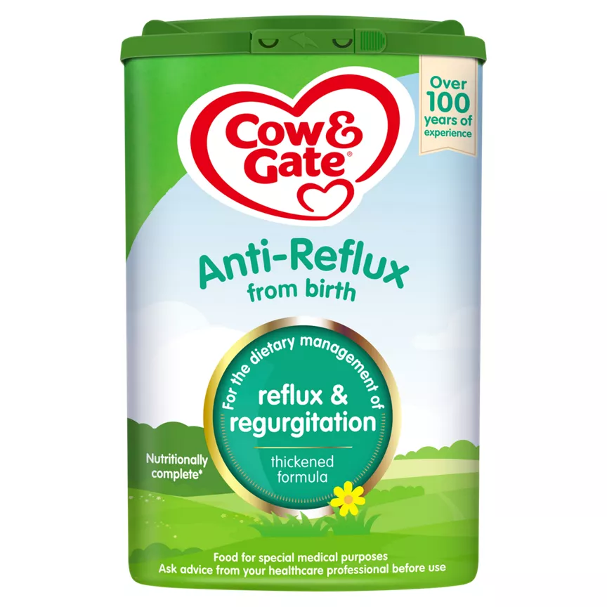 Cow & Gate Anti-Reflux Baby Milk Formula Powder from Birth to 12 Months