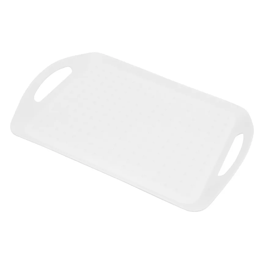 George Home Plastic Tray White 46x31cm