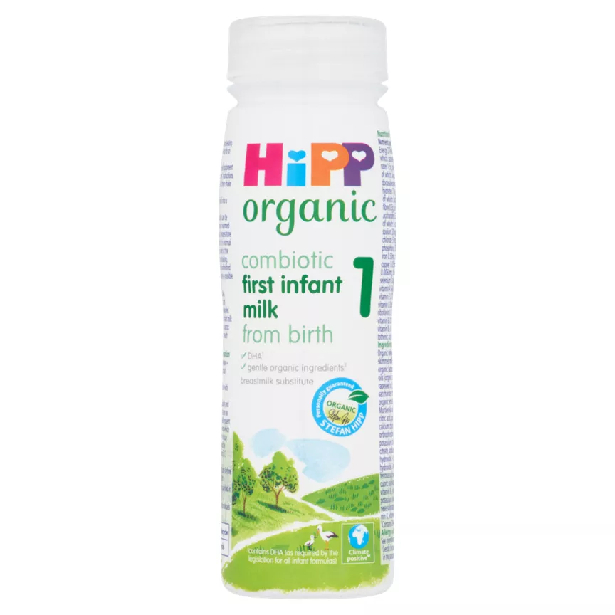 HiPP 1 First Infant Baby Milk Ready To Feed Bottle From Birth