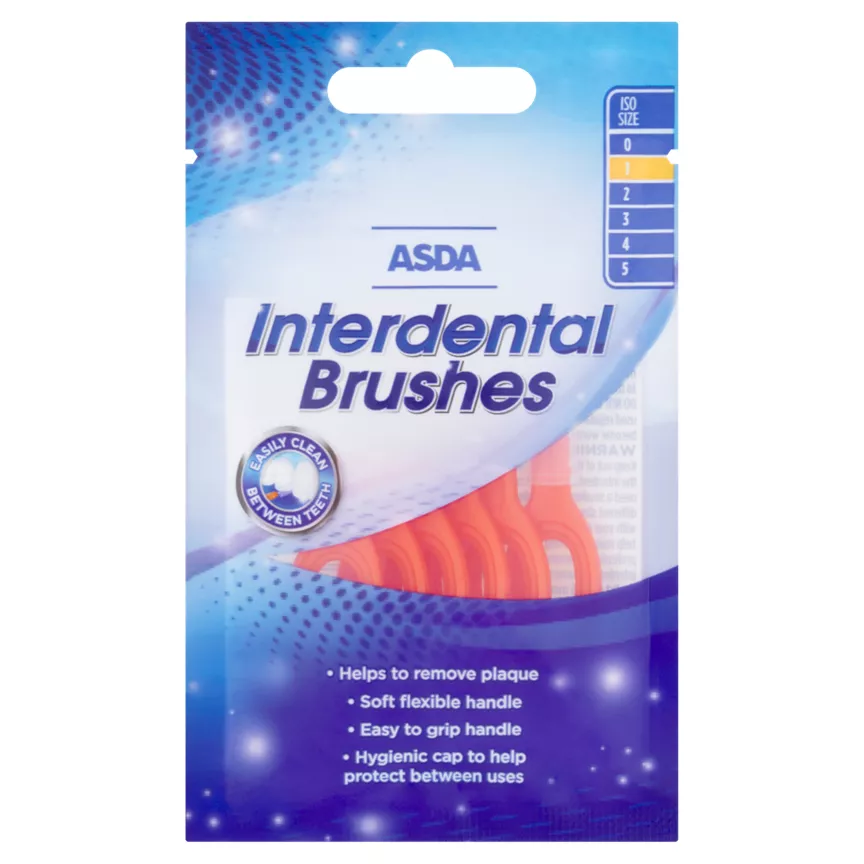 ASDA Interdental Brushes Orange 0.45mm