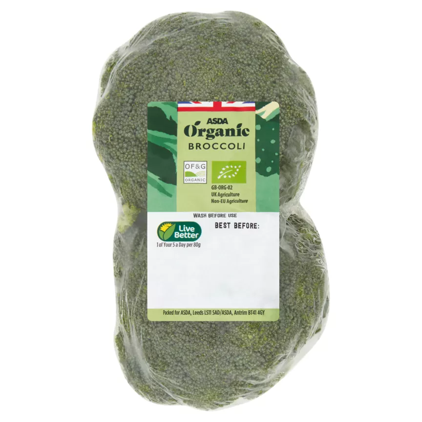ASDA Organic Broccoli 300g