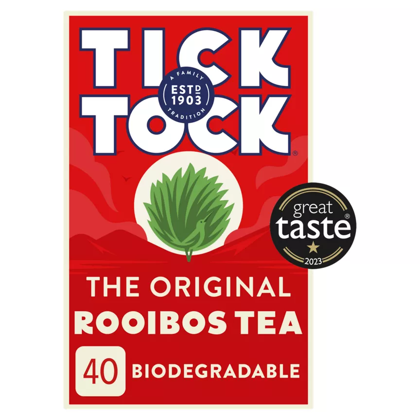 Tick Tock Rooibos Tea 40 Bags