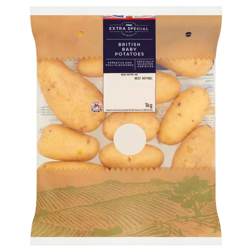 ASDA Extra Special British Baby Potatoes 1kg