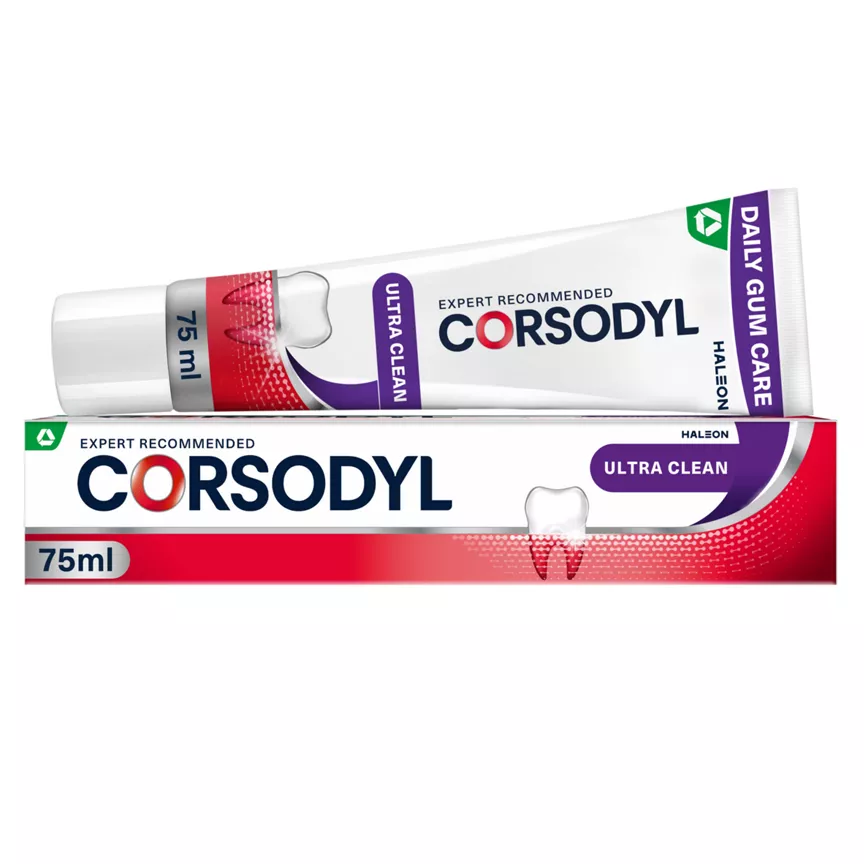 Corsodyl Ultra Clean Daily Gum Care Fluoride Toothpaste