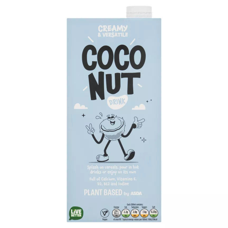 Plant Based by ASDA Coconut Drink 1 Litre