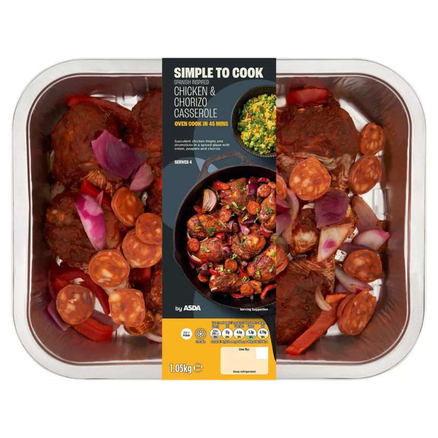 ASDA Flavourful Spanish Style Chicken & Chorizo Casserole