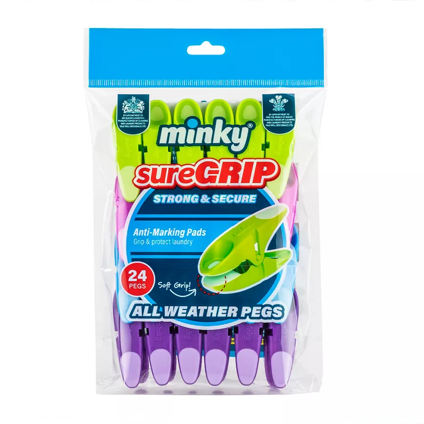 Minky Homecare Suregrip Strong & Secure 24 Pegs