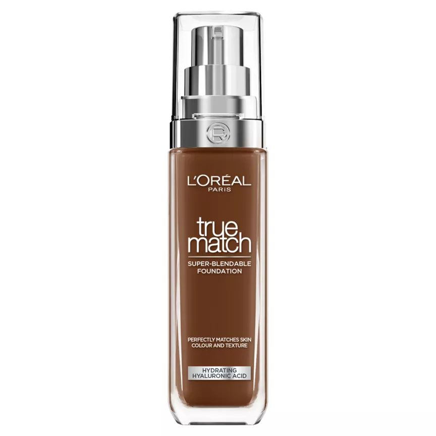 L'Oreal Paris True Match Liquid Foundation with Hyaluronic Acid 30ml and SPF (Various Shades) 10N