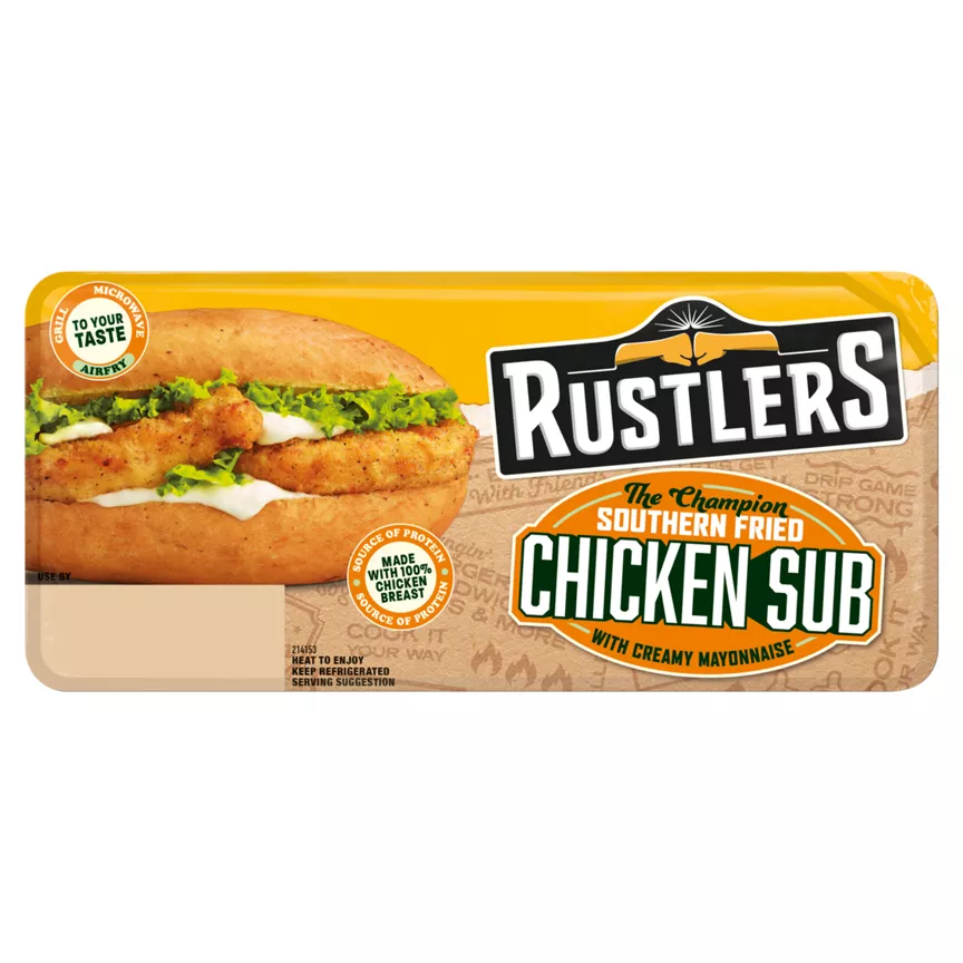 Rustlers The Southern Fried Chicken Sub Sandwich