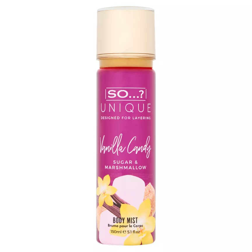 So...? Unique Vanilla Candy Sugar & Marshmallow Body Mist