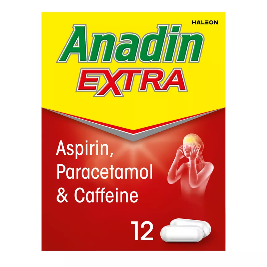 Anadin Painkiller Caplets Extra 12s
