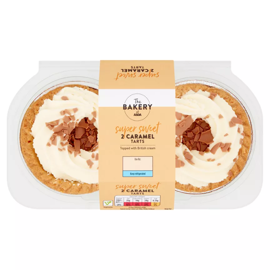 The BAKERY at ASDA 2 Caramel Tarts