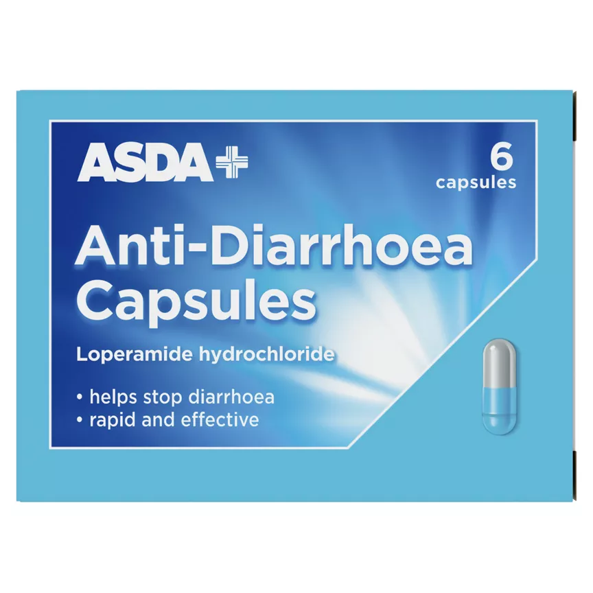 ASDA 6 Anti-Diarrhoea Capsules