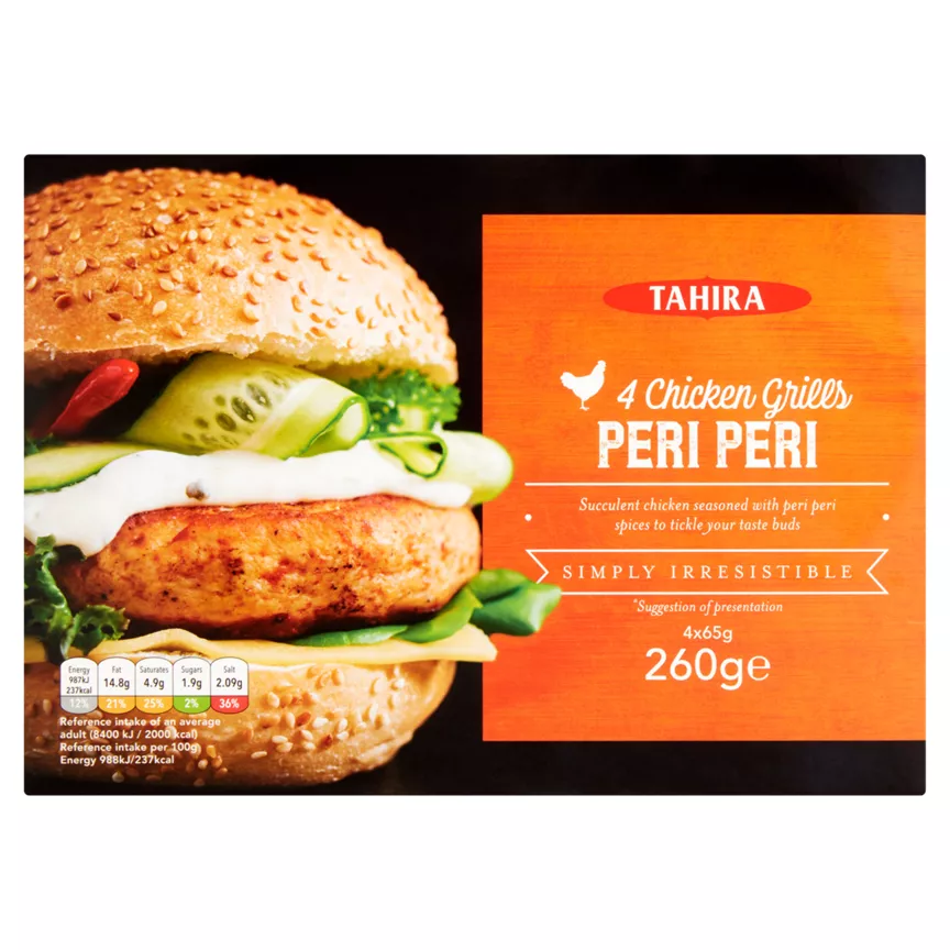 Tahira 4 Chicken Grills, Peri Peri Flavour