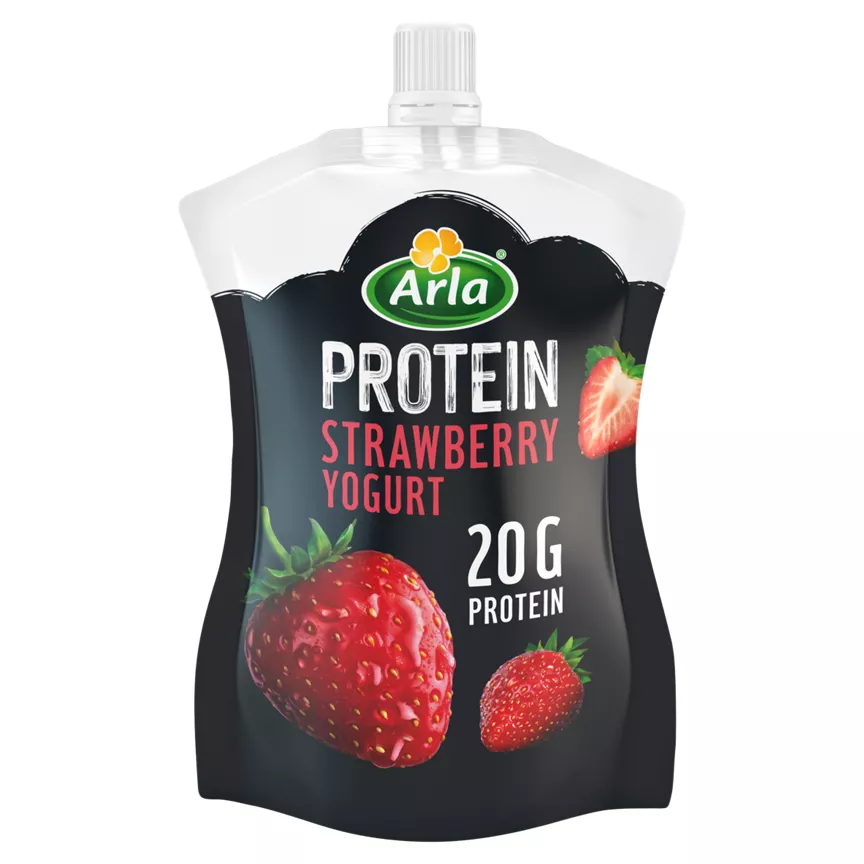 Arla Protein Strawberry Yogurt Pouch