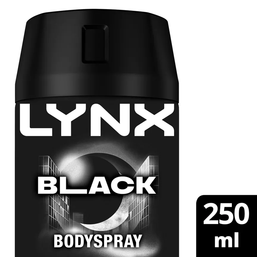 Lynx Aerosol Bodyspray XXL Black 250 ml