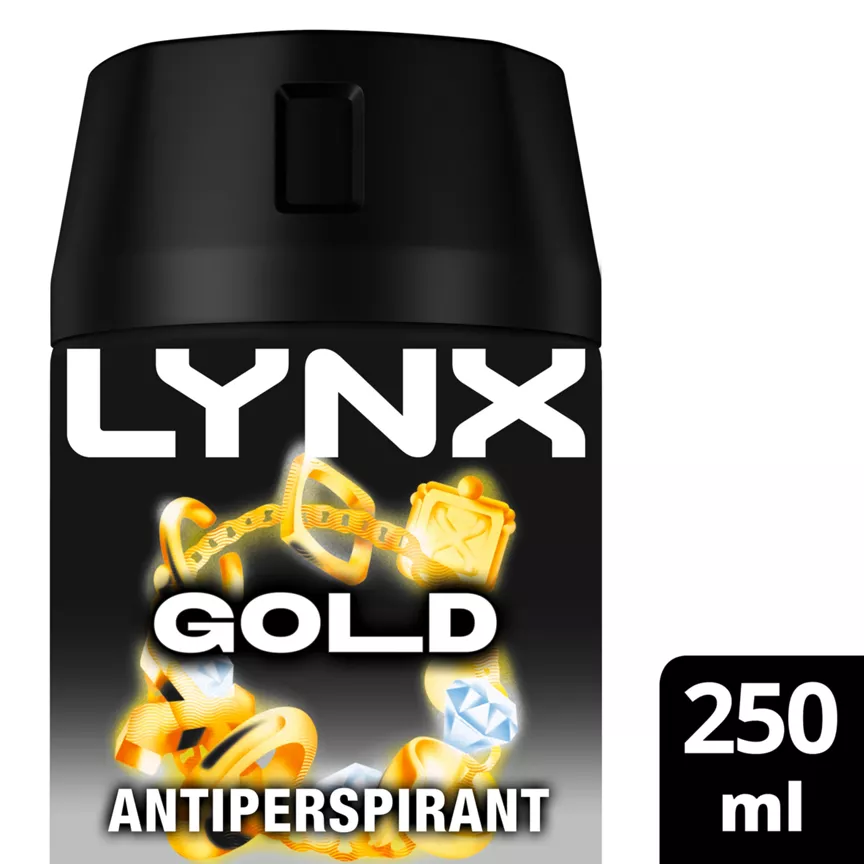 Lynx Anti-perspirant Deodorant Spray XXL Gold Anti White Marks 250 ml