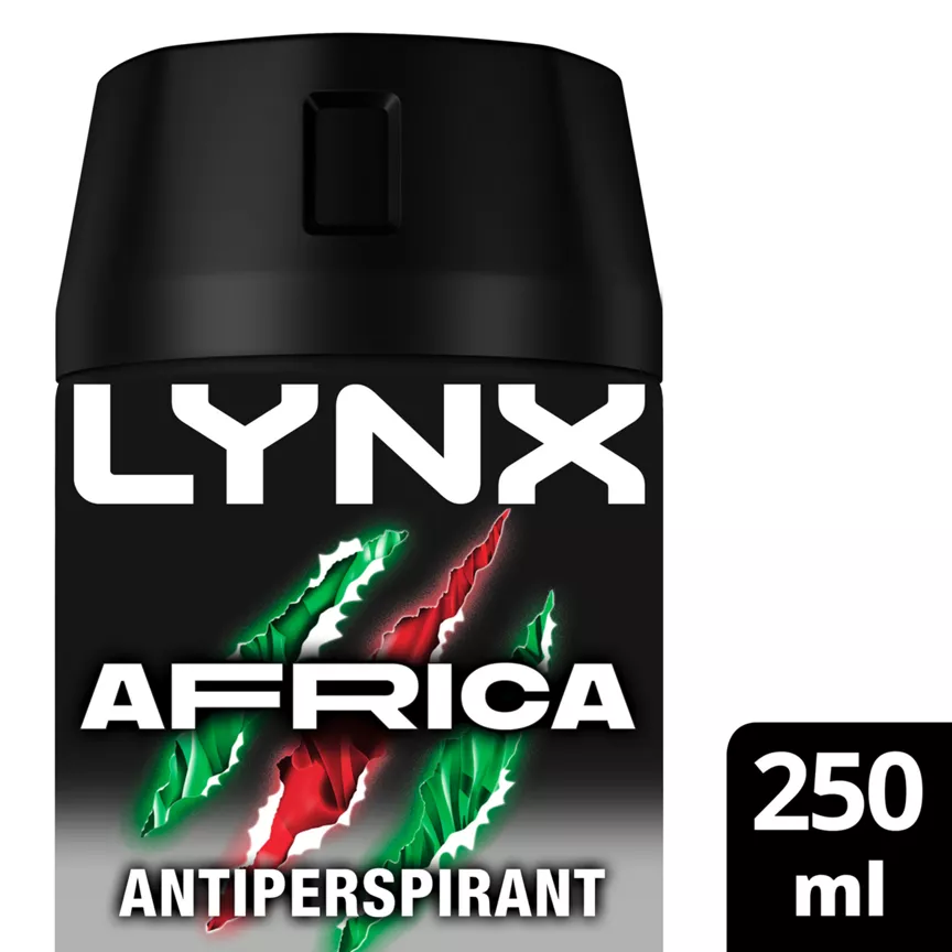 Lynx Antiperspirant Deodorant Spray XXL Africa 250 ml