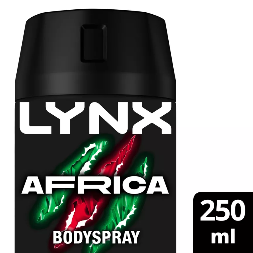 Lynx Aerosol Bodyspray Africa 250 ml