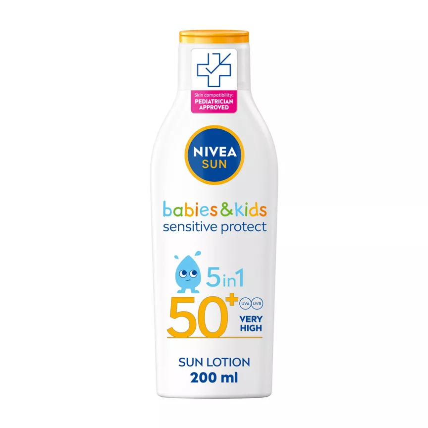 Nivea Babies & Kids Sensitive Protect Lotion SPF50+ 200ML
