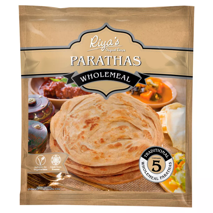 Riya's 5 Traditional Wholemeal Parathas 400g