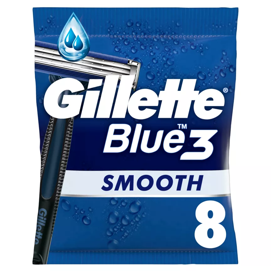 Gillette Blue3 8 Smooth Disposable Razors