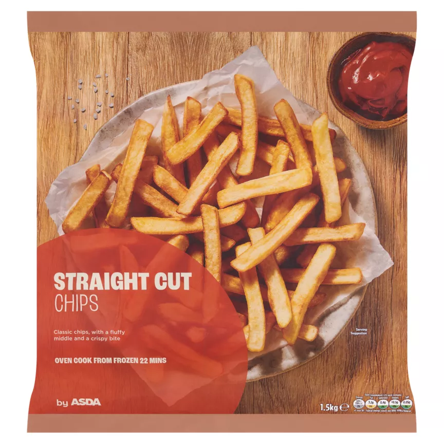 ASDA Straight Cut Chips 1.5kg