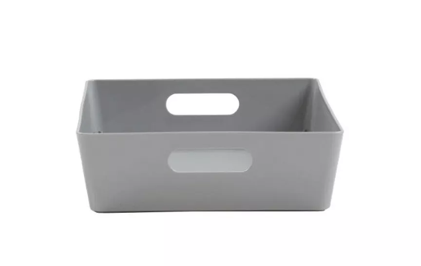 Wham Small 6L Grey Plastic Storage Tray