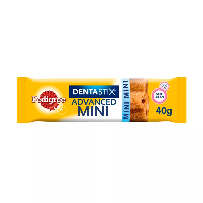 Pedigree Dentastix Advanced Mini Dog Treat 1 x Dental Chew 40g