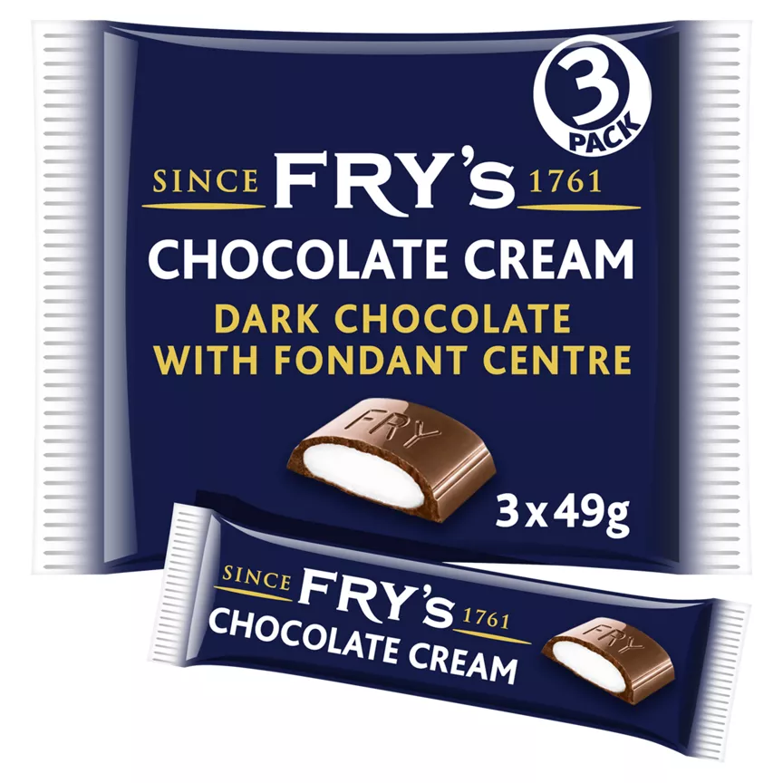 Fry's Chocolate Cream 3 Pack 147g
