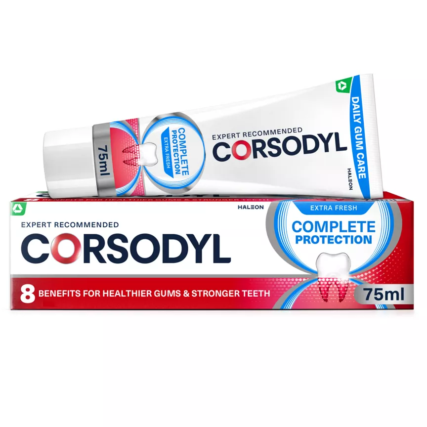 Corsodyl Complete Protection Toothpaste Extra Fresh 75ml