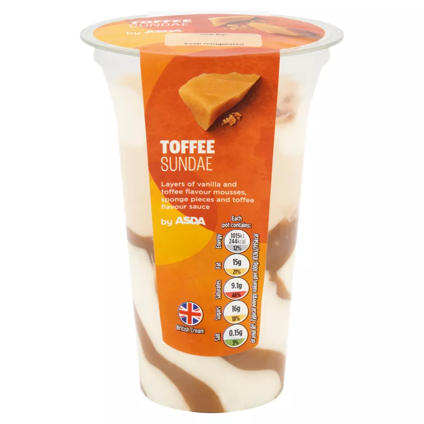 ASDA Toffee Sundae 125g