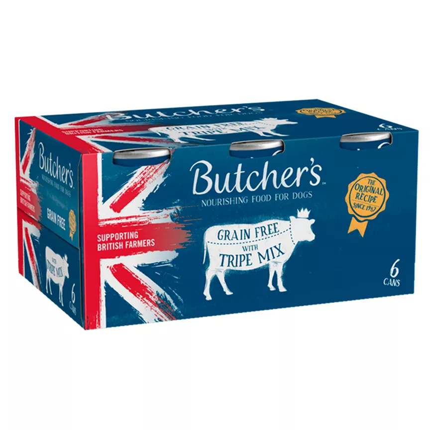 Butcher's Tripe Dog Wet Dog Food Tins 6 x 400g