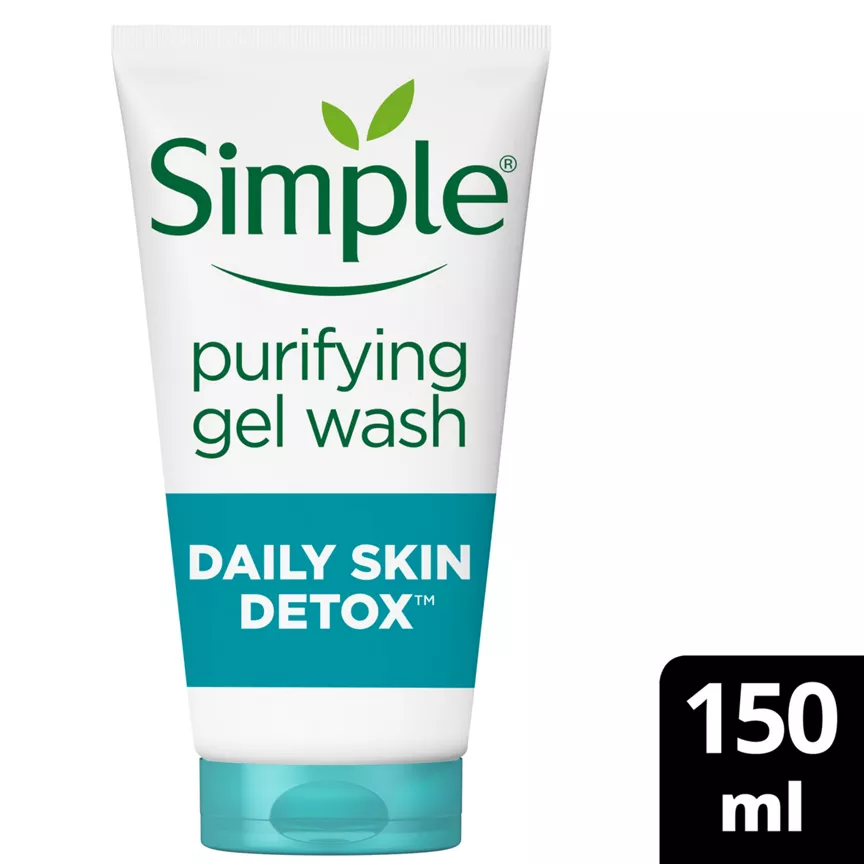 Simple Daily Skin Detox Facial Wash Purifying 150 ml