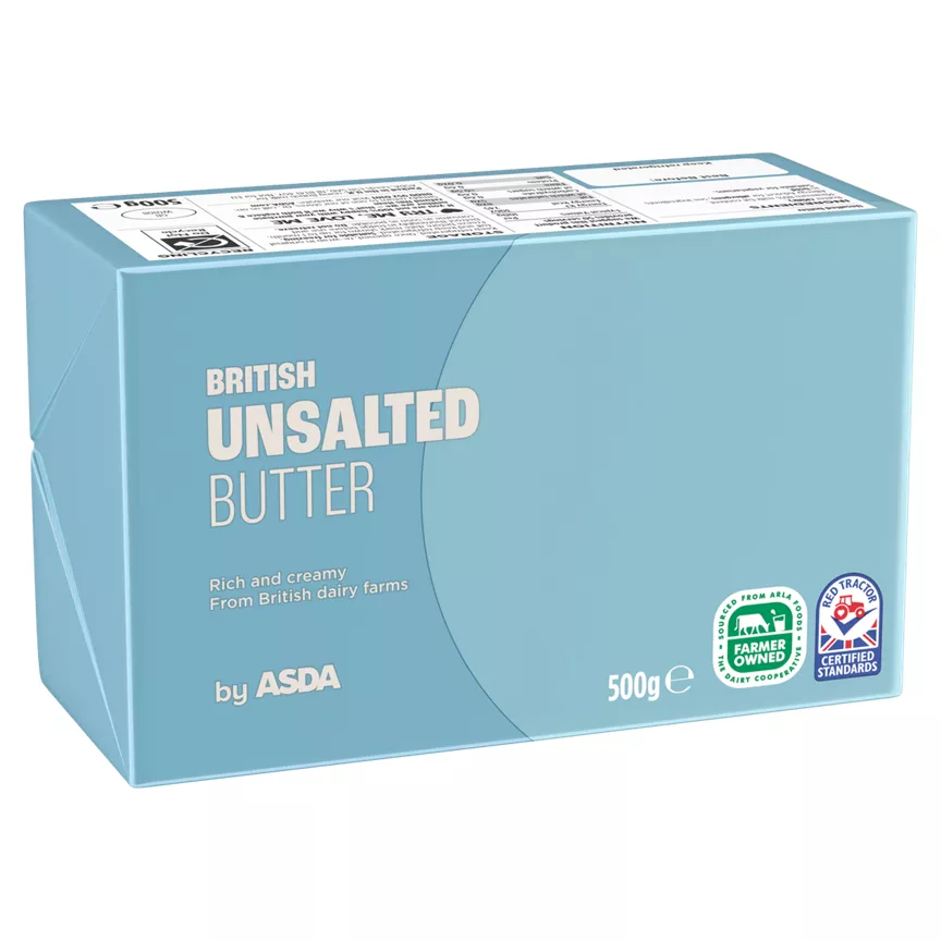 ASDA British Unsalted Butter 500g